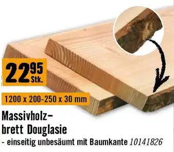 Hornbach Massivholz- brett Douglasie Angebot