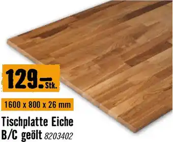 Hornbach Tischplatte Eiche B/C geölt Angebot