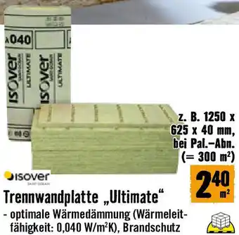 Hornbach Trennwandplatte Ultimate Angebot