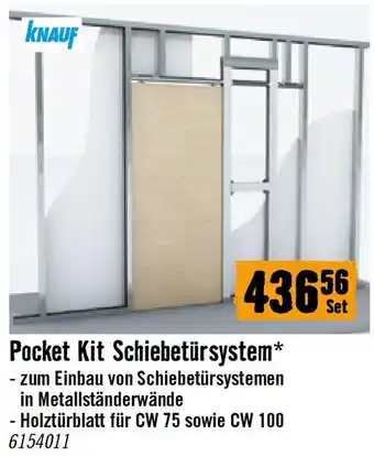 Hornbach Pocket Kit Schiebetürsystem Angebot