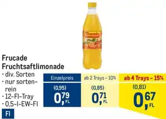 Metro Frucade Fruchtsaftlimonade Angebot