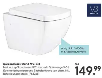 Hellweg spülrandloses Wand-WC-Set Angebot