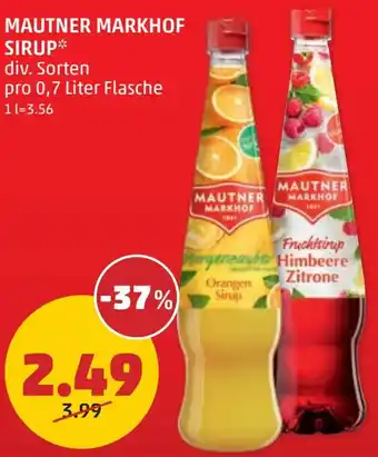 PENNY MAUTNER MARKHOF SIRUP Angebot