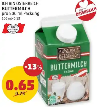 PENNY BUTTERMILCH Angebot