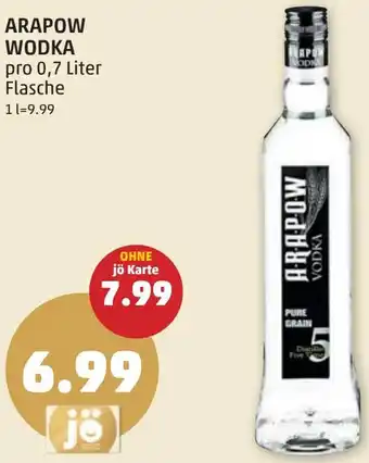 PENNY ARAPOW WODKA Angebot