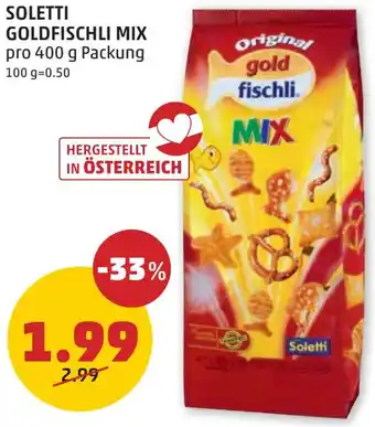 PENNY SOLETTI GOLDFISCHLI MIX 400g Angebot