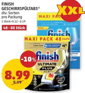 PENNY FINISH GESCHIRRSPÜLTABS Angebot