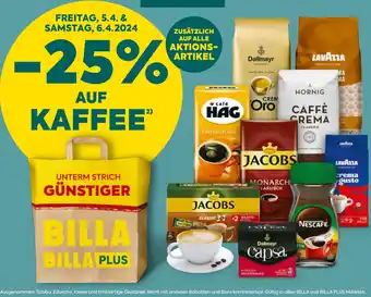 Billa KAFFEE Angebot