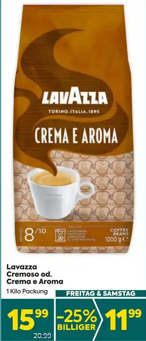 Billa Lavazza Cremoso od. Crema e Aroma Angebot