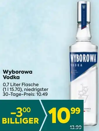 Billa Wyborowa Vodka Angebot