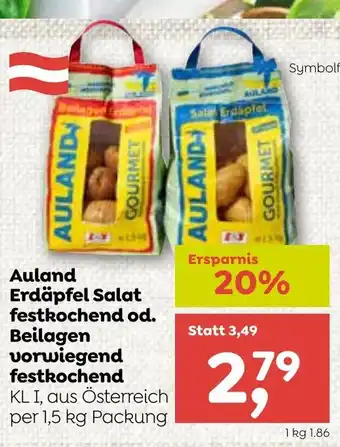 ADEG Auland Erdäpfel Salat festkochend od. Beilagen vorwiegend festkochend 1.5kg Angebot