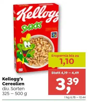 ADEG Kellogg's Cerealien 325-500 g Angebot