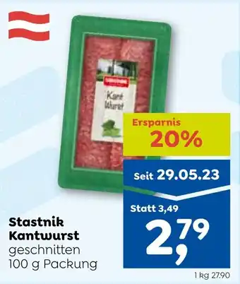 ADEG Stastnik Kantwurst 100 g Angebot