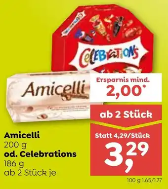 ADEG Amicelli 200 g od. Celebrations 186g Angebot