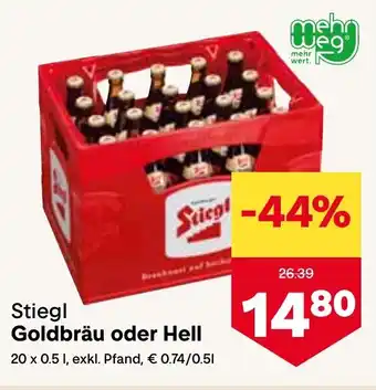 T&G Goldbräu oder Hell 20 x 0.5L Angebot
