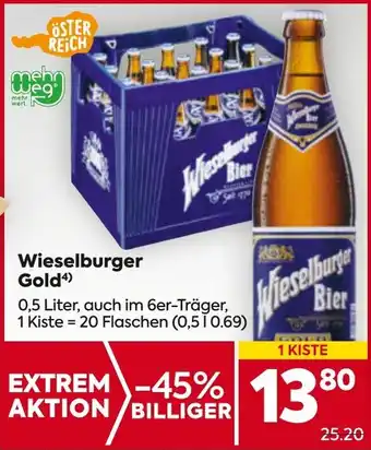 Billa Wieselburger Gold 0.5L Angebot