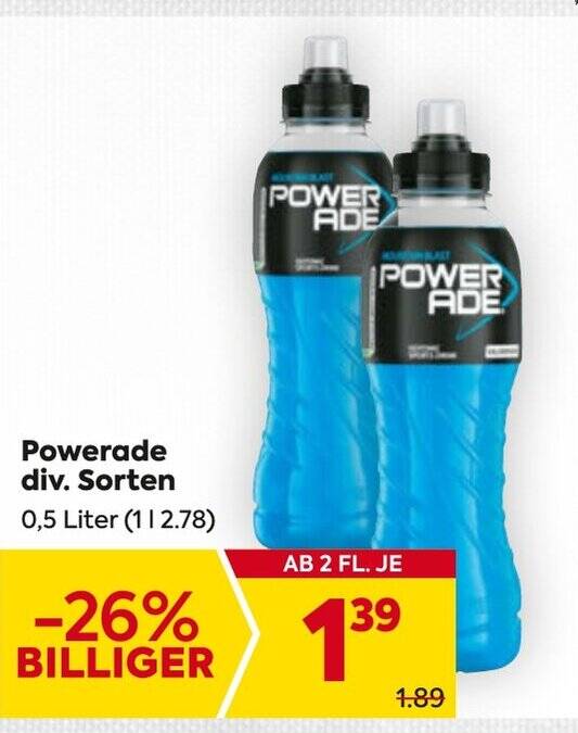 Alle Powerade Angebote - Finden und entdecken Sie das günstigste ...