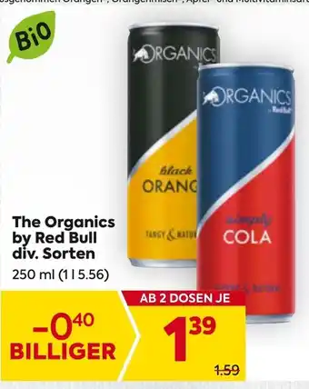 Billa The Organics by Red Bull 250 ml Angebot