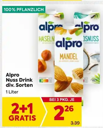 Billa Alpro Nuss Drink 1L Angebot