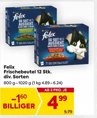 Billa Felix Frischebeutel 12 Stk Angebot