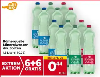 Römerquelle Mineralwasser 1.54L