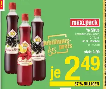 Maximarkt Yo Sirup 0.7L Angebot