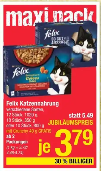 Maximarkt Felix Katzennahrung Angebot