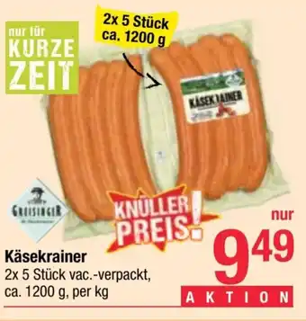 Maximarkt Käsekrainer 1200g Angebot