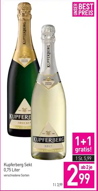 Sutterlüty Kupferberg Sekt 0.75L Angebot
