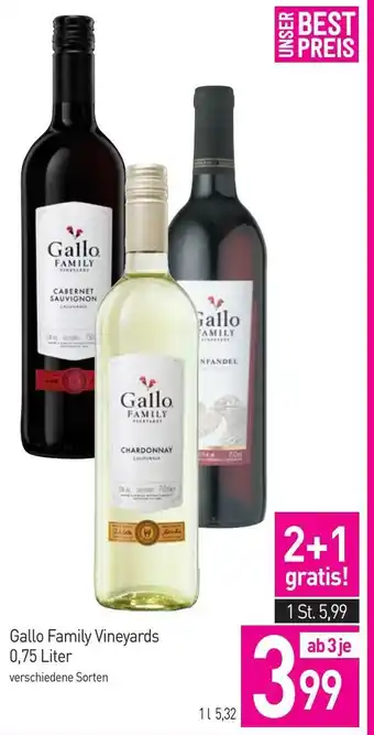 Sutterlüty Gallo Family Vineyards 0.75 Liter Angebot