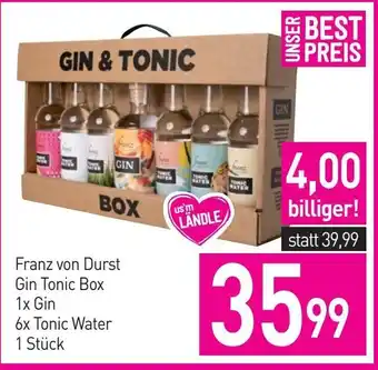 Sutterlüty Franz von Durst Gin Tonic Box 1x Gin 6x Tonic Water Angebot