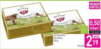 Sutterlüty Ja! Natürlich Bio Butter 250g Angebot