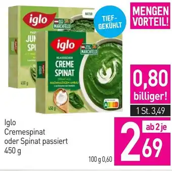 Sutterlüty Cremespinat oder Spinat passiert 450g Angebot