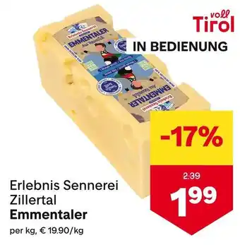MPreis Emmentaler Angebot