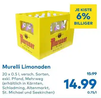 T&G Murelli Limonaden 20 x 0.5L Angebot