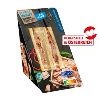PENNY Penny Ready Sandwich div. Sorten Penny 170 Gramm 1 Packung Angebot