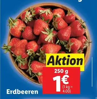 Lidl Erdbeeren 250g Angebot
