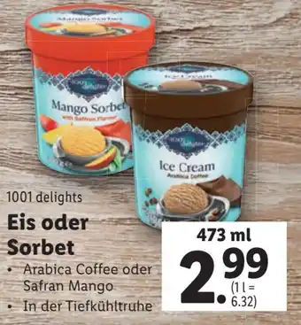 Lidl Eis oder Sorbet 473ml Angebot