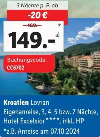 Lidl Kroatien Angebot