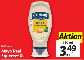 Lidl Mayo Real Squeezer XL 430ml Angebot