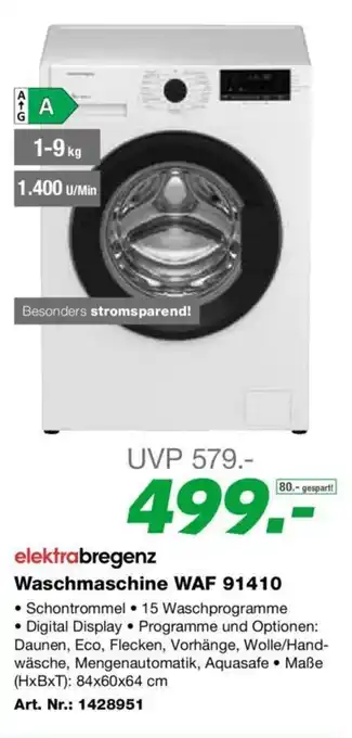 EP Waschmaschine WAF 91410 Angebot
