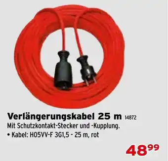 Salzburger Lagerhaus Verlängerungskabel 25 m Angebot