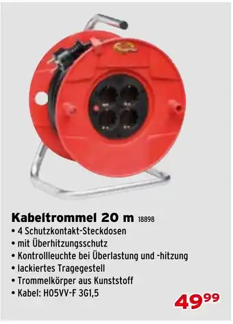 Salzburger Lagerhaus Kabeltrommel 20 m Angebot