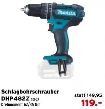 Salzburger Lagerhaus Schlagbohrschrauber DHP482Z Angebot