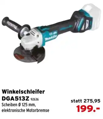 Salzburger Lagerhaus Winkelschleifer DGA513Z Angebot