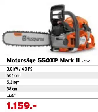 Salzburger Lagerhaus Motorsäge 550XP Mark II Angebot