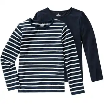 Ernsting's family 2 Mädchen Langarmshirts im Basic-Style Angebot