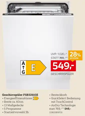 XXXLutz Geschirrspüler FSB32610Z Angebot
