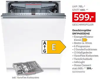 XXXLutz Geschirrspüler SMV46KX04E Angebot