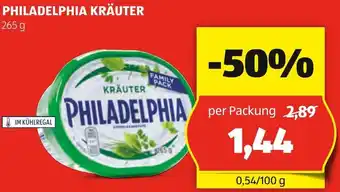 Hofer PHILADELPHIA KRÄUTER 265g Angebot